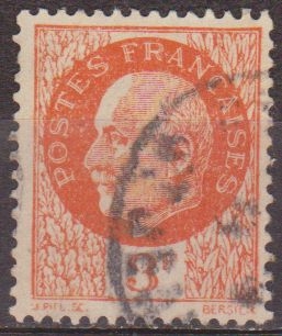 Francia 1942 Scott 445 Sello º Mariscal Petain 3F France utilisé usado 